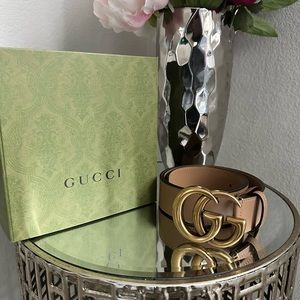 AUTHENTIC GUCCI MARMONT GG BELT Size 85
